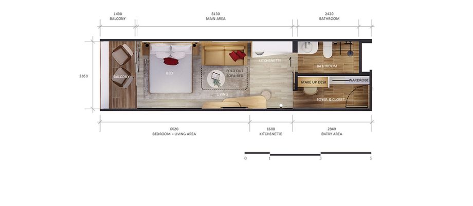 Standard Room Floor Plan